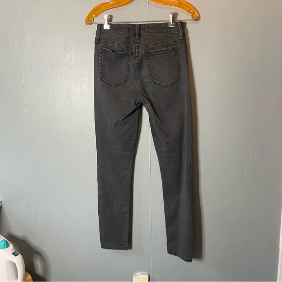 Sam Edelman The Kitten Mid rise skinny ankle black denim jeans size27 - Picture 6 of 10
